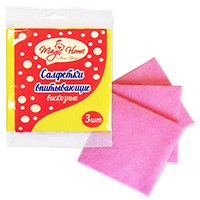 Салфетка виск 30*30 3шт MAGIC HOME