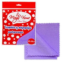 Салфетка м/ф унив 30*30 ЗИГЗАГ MAGIC HOME