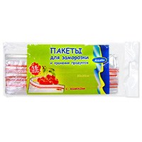 Пакеты д/заморозки с зам 2л/20*30см/16шт АНТЕЛЛА